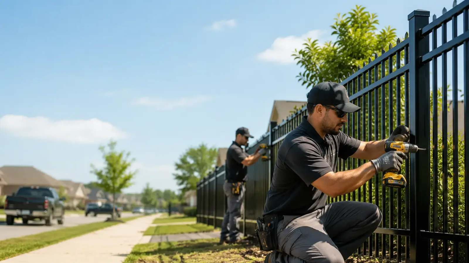 Metal Fence Installation in Peru, KS